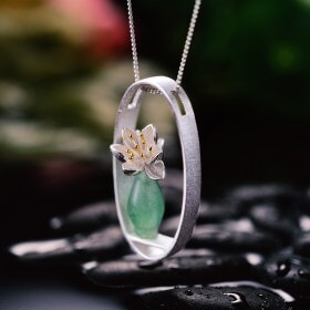 Designer-925-Silver-Vase-flower-pendant-necklace (7)